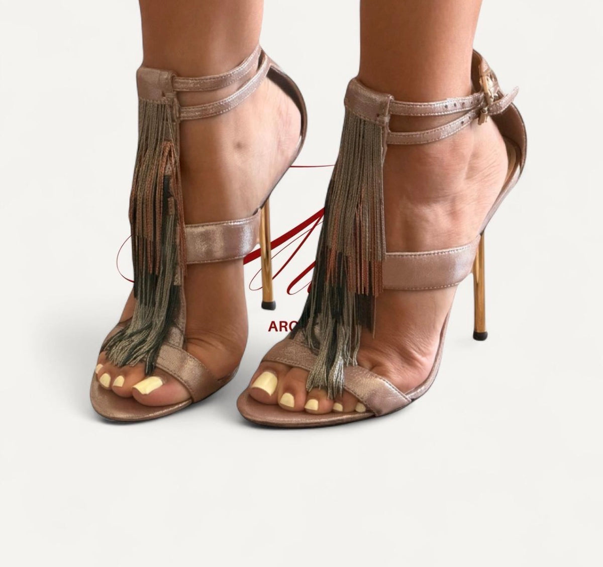 Brian Atwood Fringe Heels