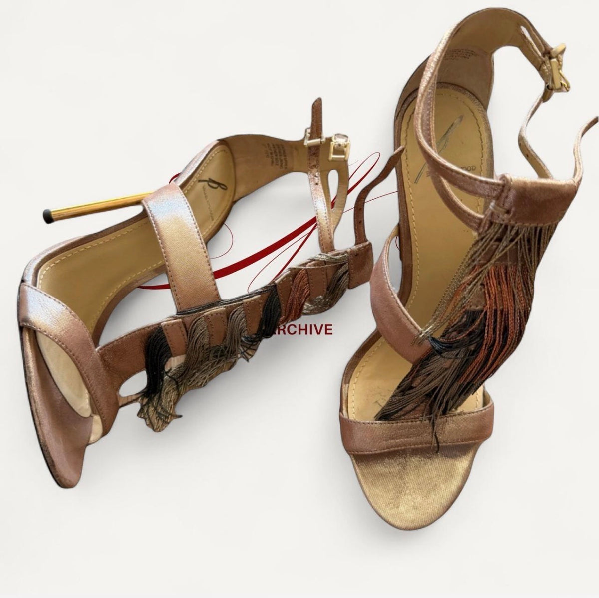 Brian Atwood Fringe Heels