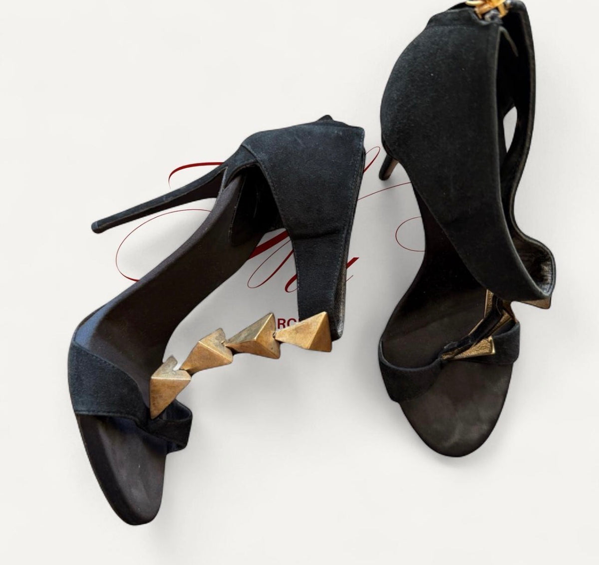 Giuseppe Zanotti T-Strap Stud Heels
