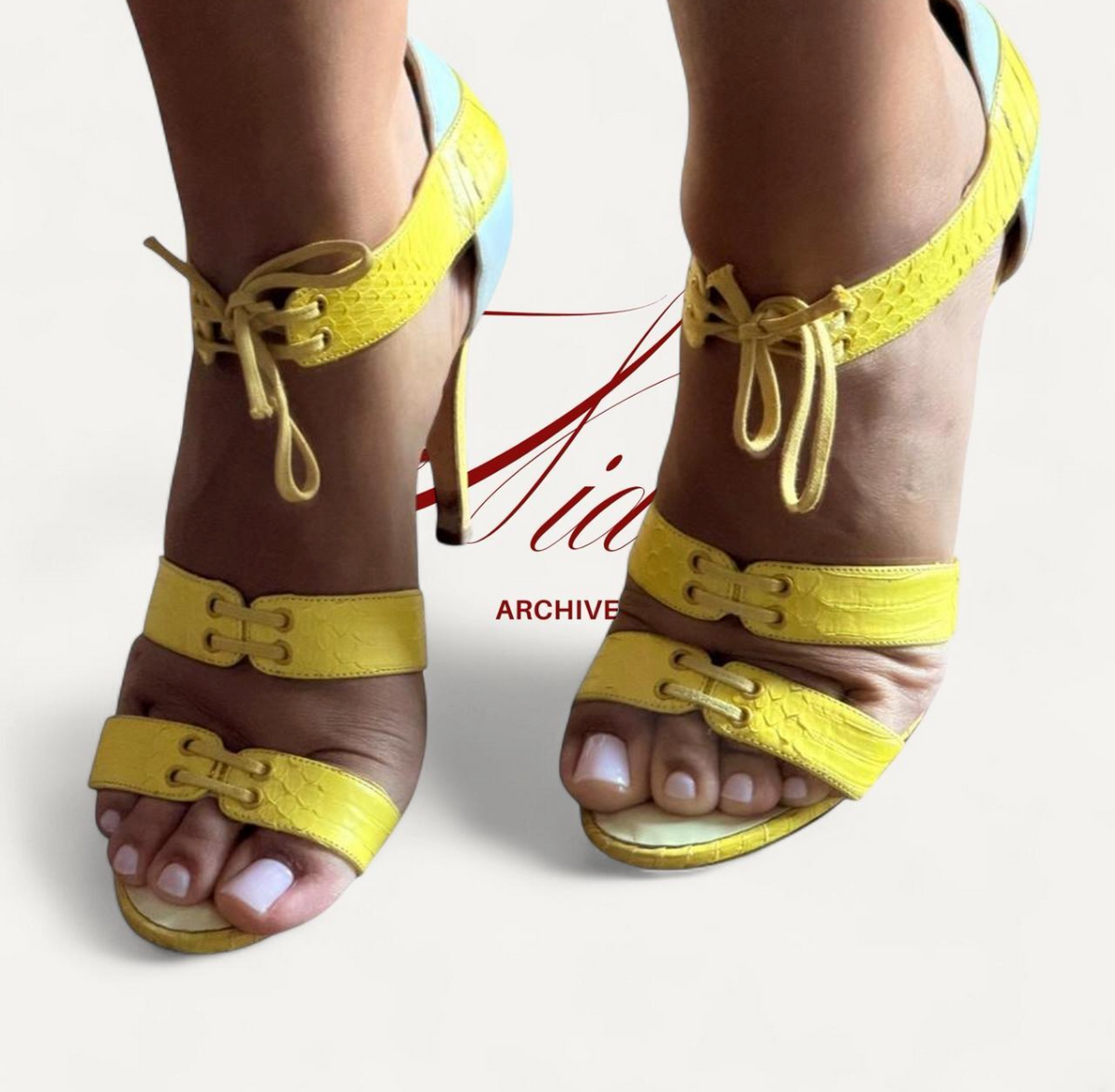 Manolo Blahnik Laced Heels
