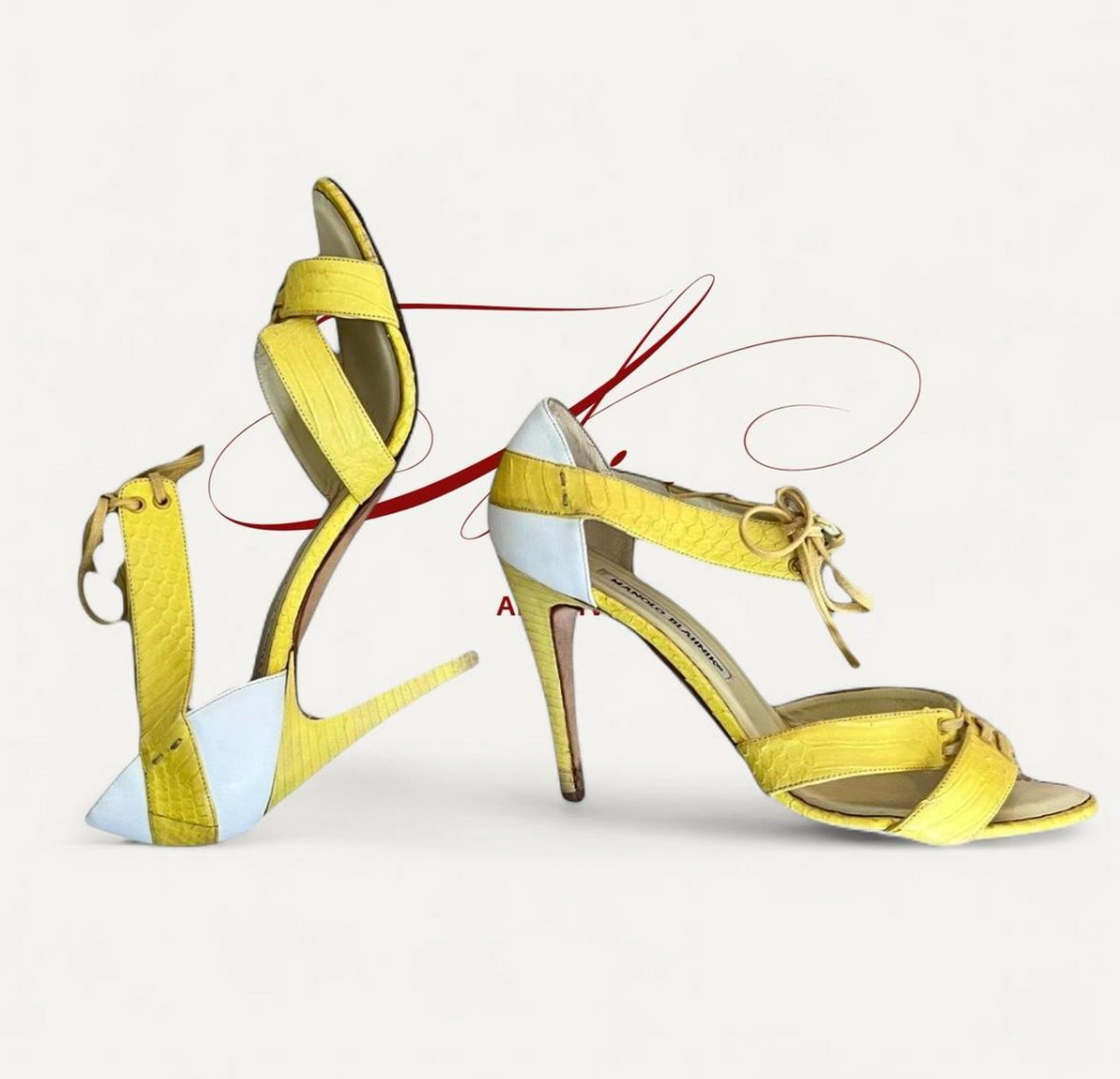 Manolo Blahnik Laced Heels